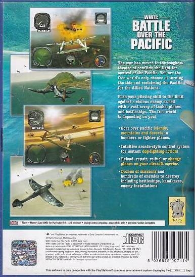 World War II Battle over the pacific - PS2 (Genbrug)